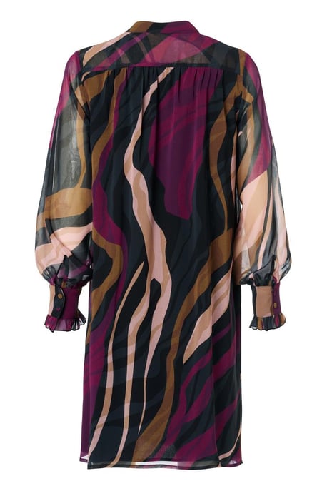 Ashley Print Tuniek Dark Berry - Image 4