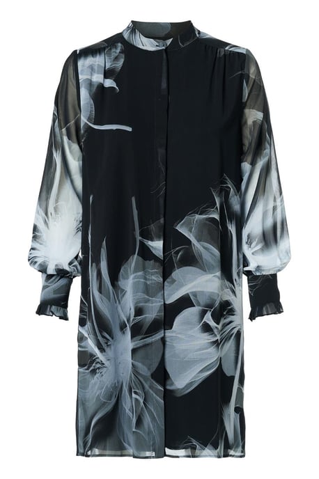 Ashley Print Tuniek Zwart / Wit - Image 2