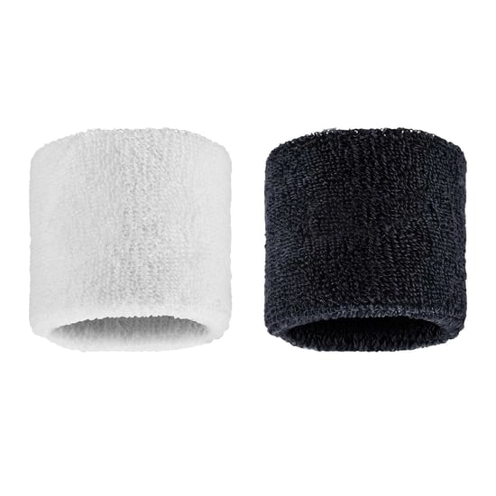 Nike Klassieke Swoosh Zweetband (Set van 2) (Zwart/Wit) - Image 2