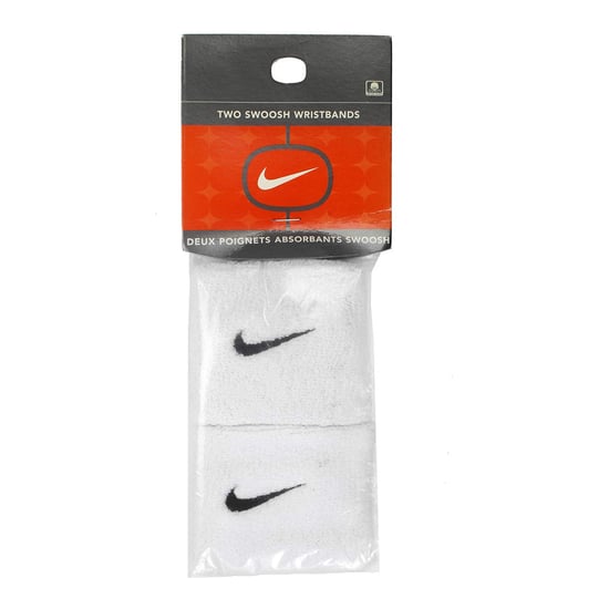 Nike Unisex Volwassenen Swoosh Polsband (Set van 2) (Wit) - Image 3