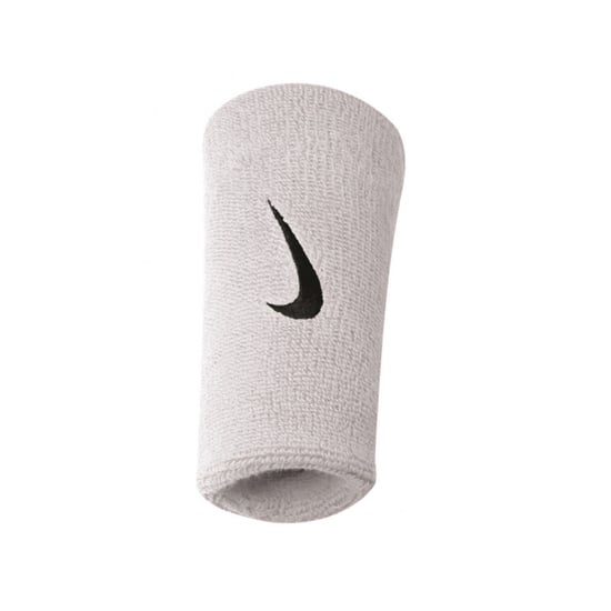 Nike Jumbo Swoosh Polsband (Set van 2) (Wit/zwart) - Image 3