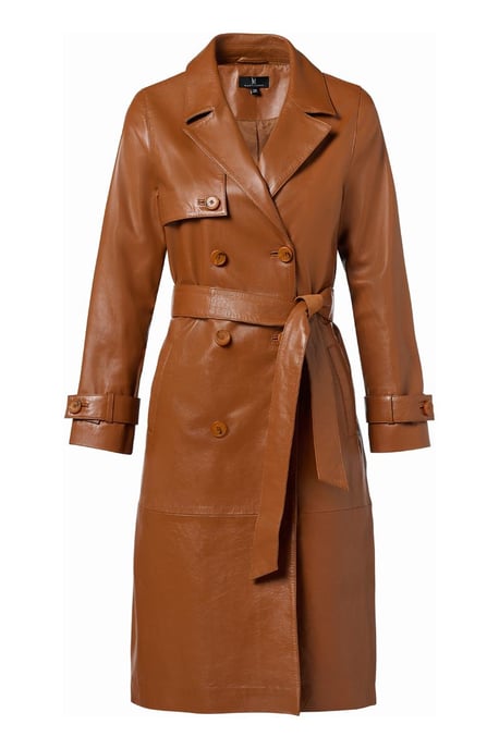 Lyana Leren Jas Cognac - Image 3