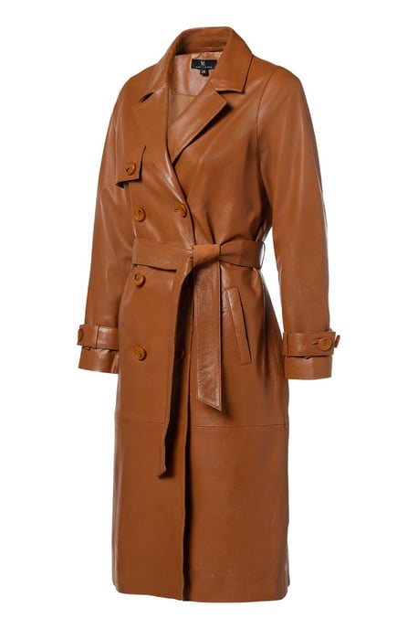 Lyana Leren Jas Cognac - Image 4