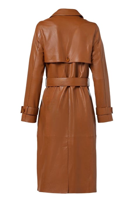 Lyana Leren Jas Cognac - Image 5