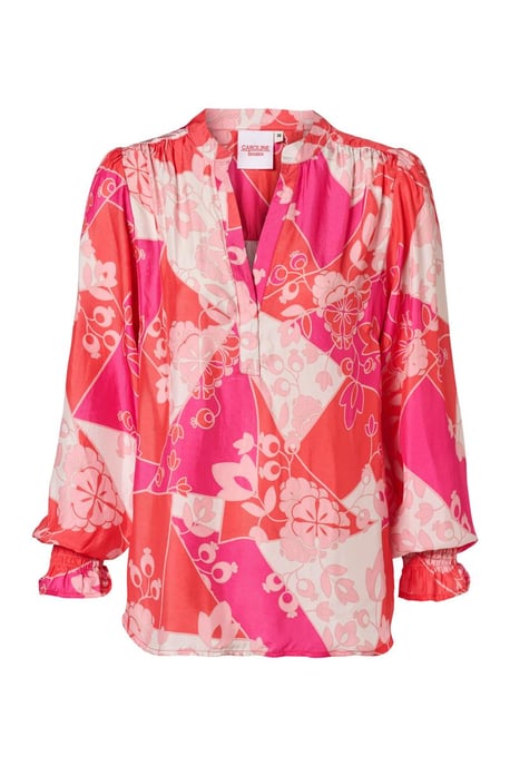 Caroline Tensen Malmo Blouse Roze / Multi - Image 2