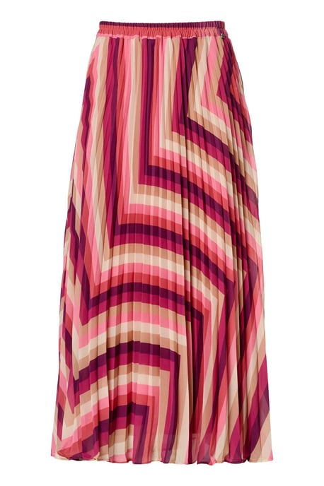 Lara Plisse Rok Licht Berry / Multi - Image 2