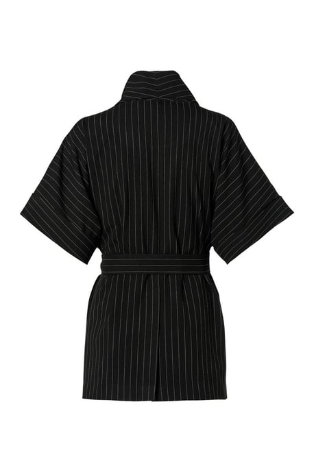 Roseline Kimono Blazer Zwart / Wit - Image 4