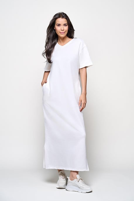 Caroline Tensen Ella Sweat Jurk Off White - Image 1