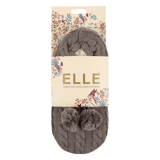 1 Paar Dames Kabelgebreide Moccasin Bootie - Warme Zachte Cosy Binnen Slippers - Image 2