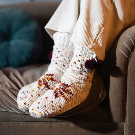 1 Paar Dames Chunky Sherpa Gevoerde Knusse Mokassins met Pom Pom - Warme Comfort - Image 3