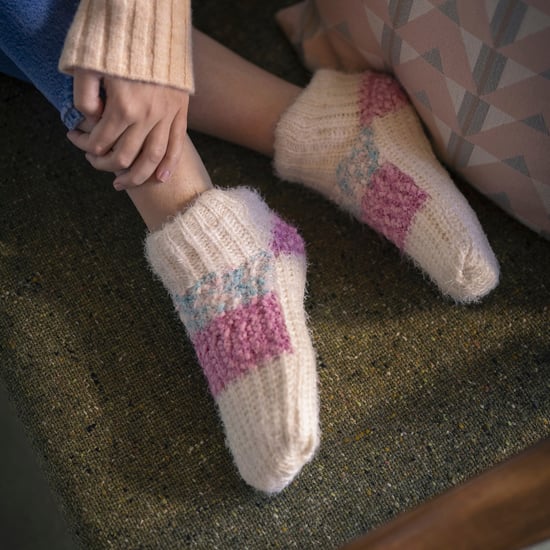 1 Paar Dames Sherpa Gevoerde Huissokken - Warme Fluffy Gezellige Binnencomfort - Image 5
