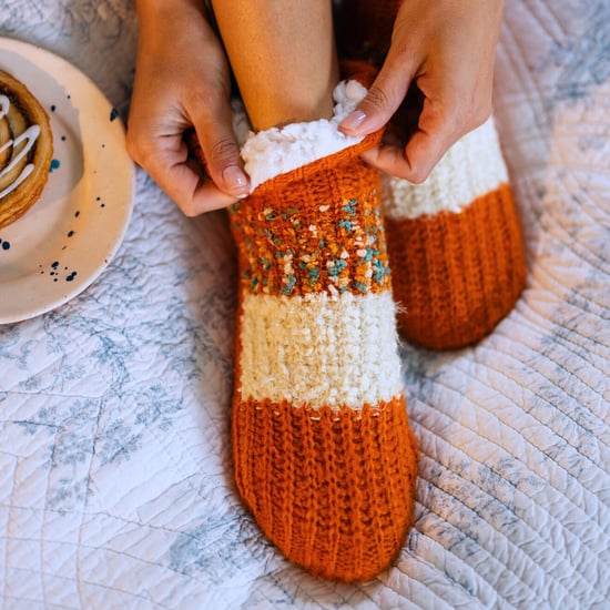 1 Paar Dames Sherpa Gevoerde Slippersokken - Warme Fluffy Comfortabele Binnenaccessoire - Image 5