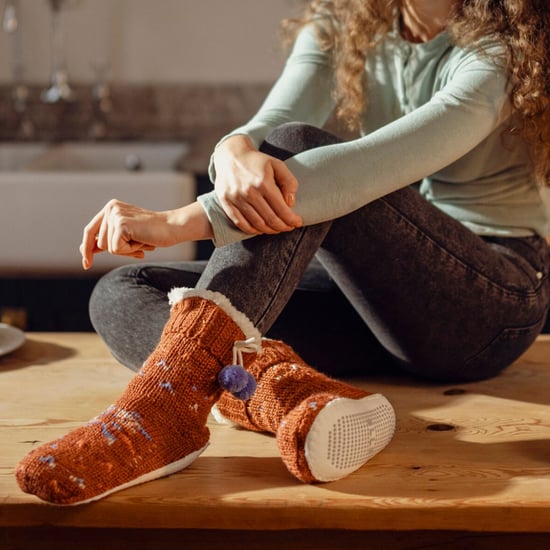 1 Paar Dames Chunky Sherpa Gevoerde Gezellige Mocassins met Pom Pom - Warme Comfort - Image 3