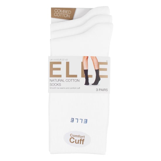 3-Pack Dames Effen Katoenen Sokken - Zachte Ademende Dagelijkse Comfort Pasvorm - Image 2