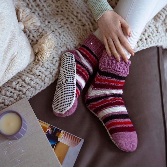 1 Paar Dames Chunky Fair Isle Moccasin Antislip Sokken - Warme Winter Slippersokken - Image 4