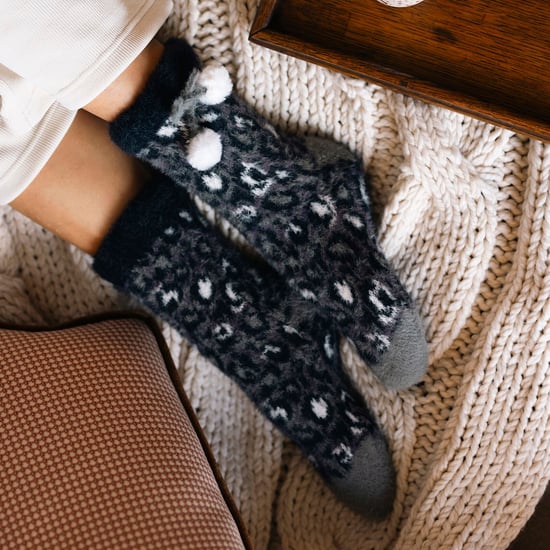 1 Paar Dames Sherpa Gevoerde Grip Sokken - Warme Fluffy Cozy Antislip Comfort - Image 4