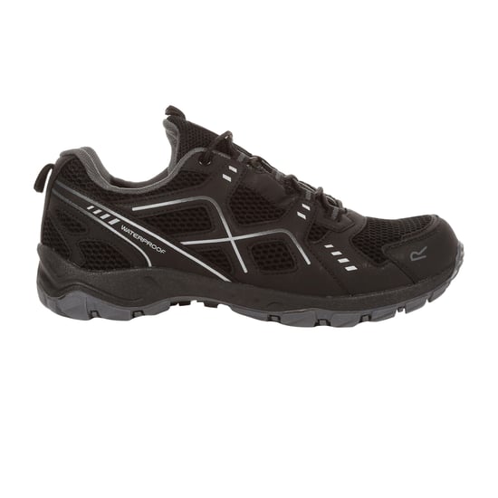 Regatta Heren Vendeavour Waterdichte Wandelschoenen (Zwart/Graniet) - Image 1
