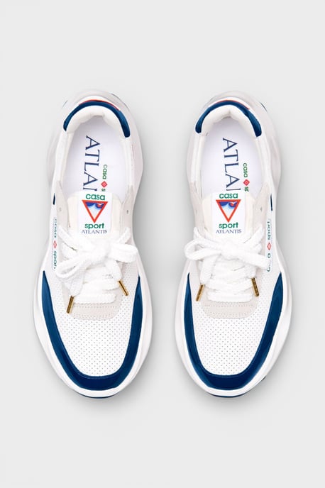Casablanca Atlantis Heren Sneaker Wit/Navy - Image 3