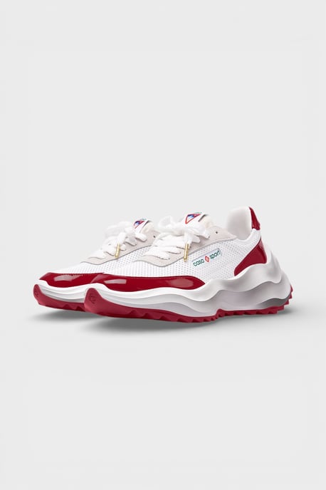 Casablanca Atlantis Heren Sneaker Wit/Rood - Image 2