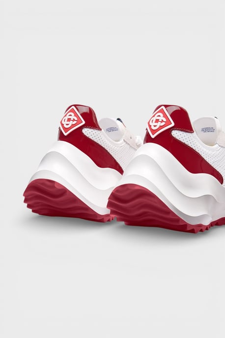 Casablanca Atlantis Heren Sneaker Wit/Rood - Image 3