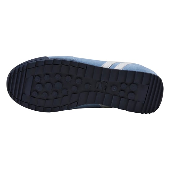 Patrick Mens Dijon Suede Running Trainers (Sky Blue/White/Navy) - Image 4