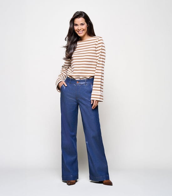 Caroline Tensen Charlotte Coated Broek Blauw - Image 6