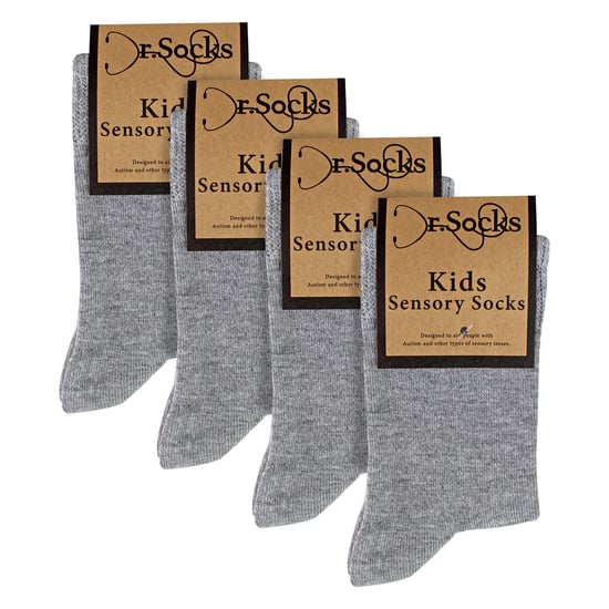 4-Pack Kinderen Jongens Meisjes Bamboe Sensorische Sokken Zacht Ademend Comfortabele Pasvorm - Image 2