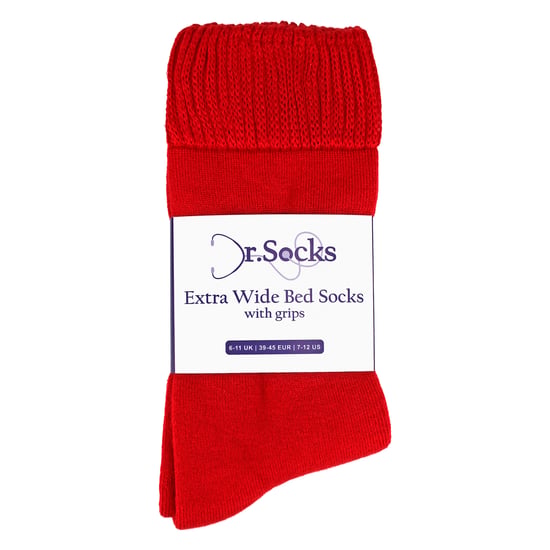 Heren Extra Brede Winter Bed Sokken met Grip | Antislip Thermische Slaapsokken - Image 2