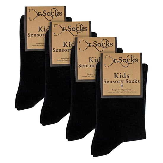4-Pack Kinderen Jongens Meisjes Bamboe Sensorische Sokken Zacht Ademend Comfortabele Pasvorm - Image 2