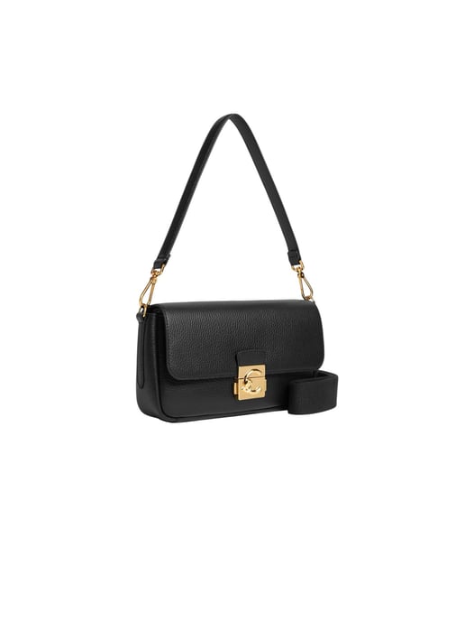 Coccinelle C-Me Lock Handtas Van Gegrained Leder - Image 2