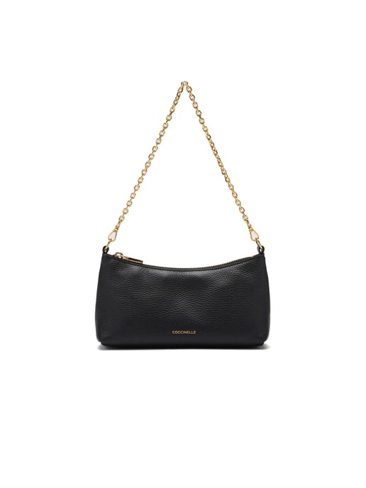 Coccinelle Aura Mini Tas Geribbeld Leer - Image 1