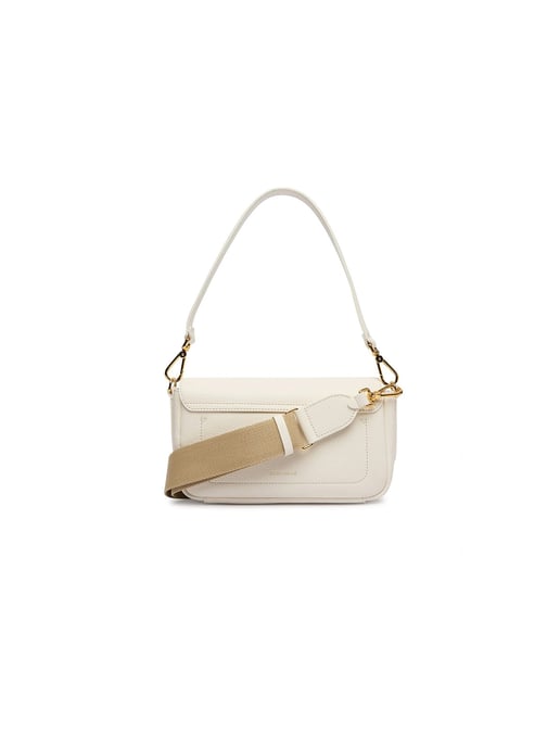 Coccinelle C-Me Lock Handtas Van Gegrained Leder - Image 3
