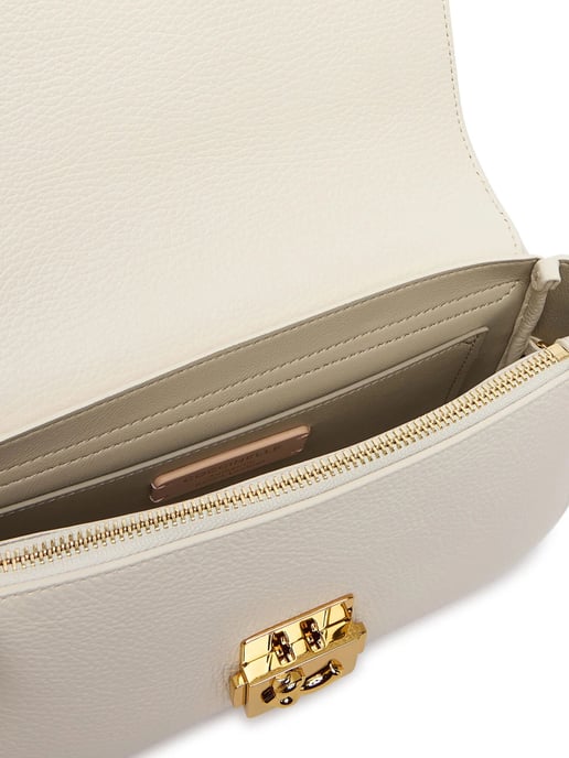 Coccinelle C-Me Lock Handtas Van Gegrained Leder - Image 4