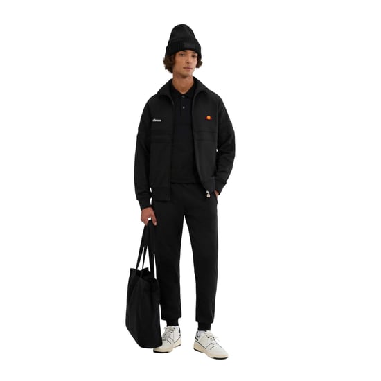 Ellesse Mens Rimini Track Jacket (Black/Monochrome) - Image 4