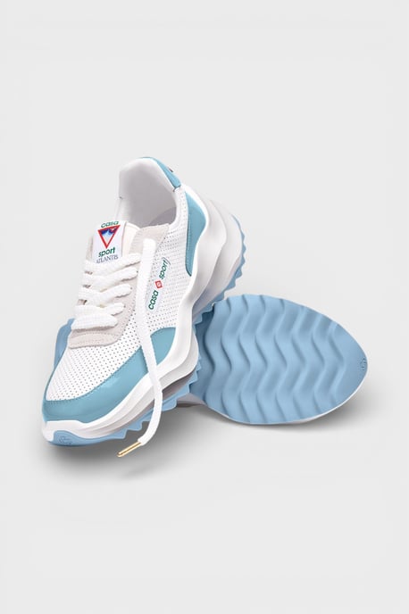 Casablanca Atlantis Sneaker Wit/Lichtblauw Heren - Image 3