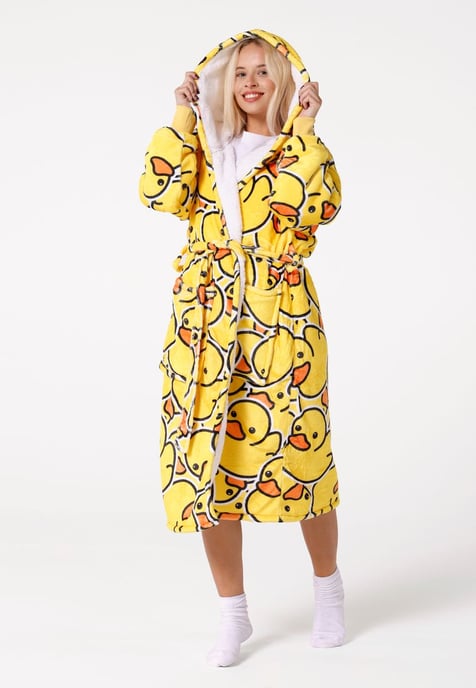 "Rubber Duck" Sherpa badjas - Image 2