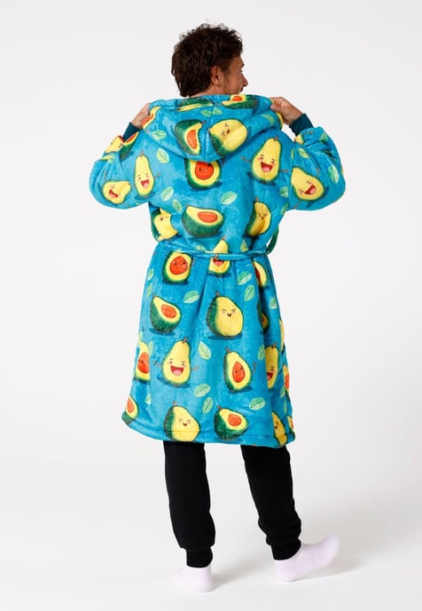 "Happy Avocado" Sherpa badjas - Image 3
