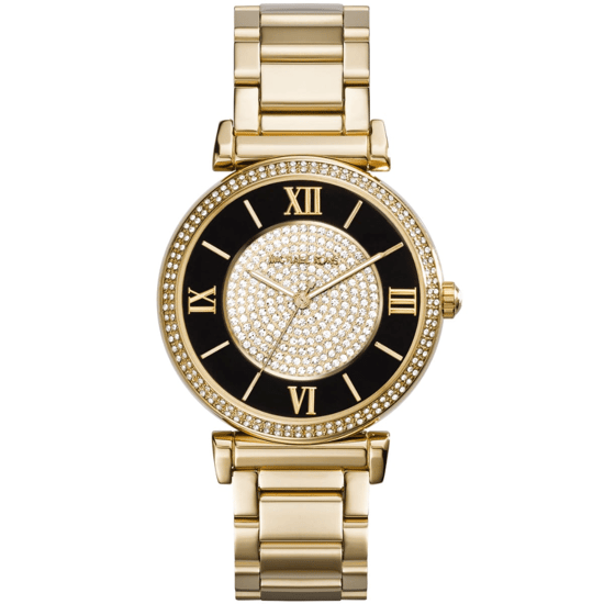 Michael Kors MK3338 Catlin Kristal Wijzerplaat Dameshorloge Goud - Image 1