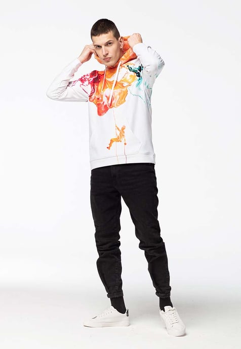 "Paint Pour Climber" Hoodie - Image 4