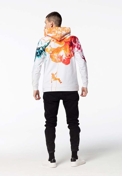 "Paint Pour Climber" Hoodie - Image 5
