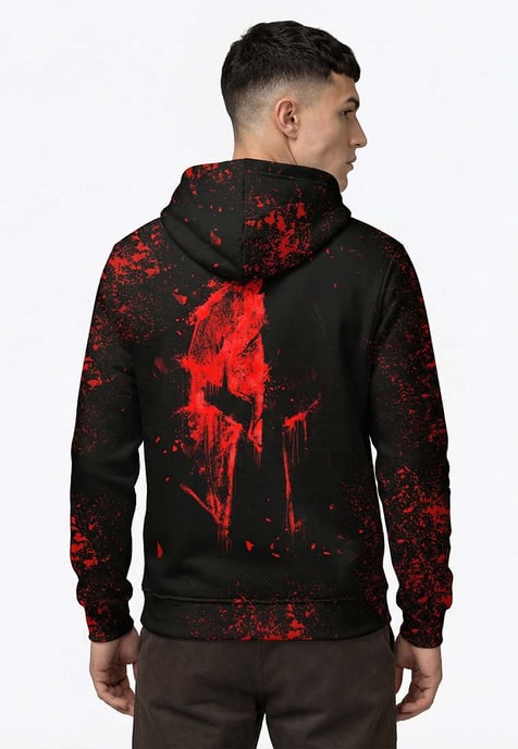 "Spartan Helmet" Hoodie - Image 3