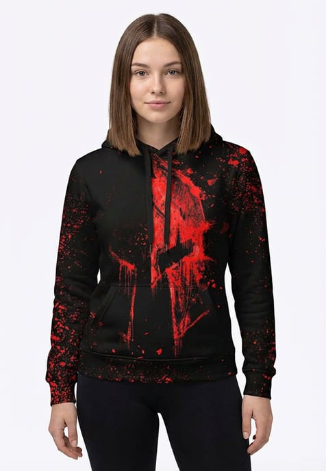 "Spartan Helmet" Hoodie - Image 4