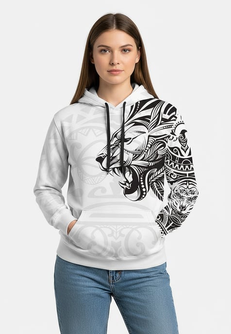 "Polynesian Lion" Hoodie - Image 4