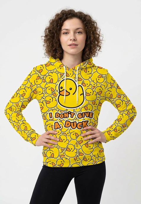 "I Don't Give a Duck" Hoodie - Image 2