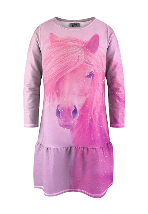 "Pink Horse" Jurk met lange mouwen - Image 1