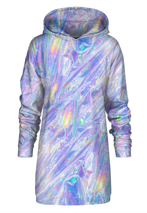 "Magic Foil" Oversize hoodiejurk - Image 1