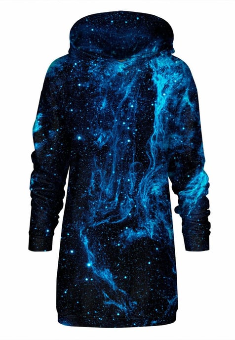 "Cygnus Loop" Oversize hoodiejurk - Image 1