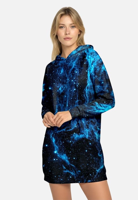 "Cygnus Loop" Oversize hoodiejurk - Image 2