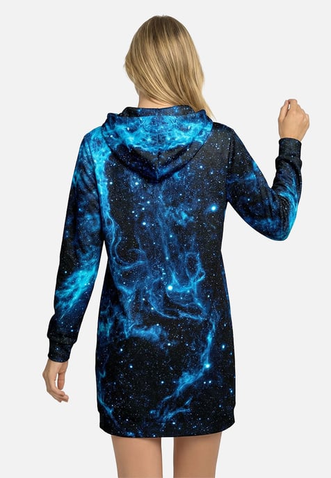 "Cygnus Loop" Oversize hoodiejurk - Image 3