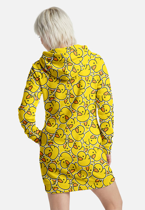 "Rubber Duck" Oversize hoodiejurk - Image 3